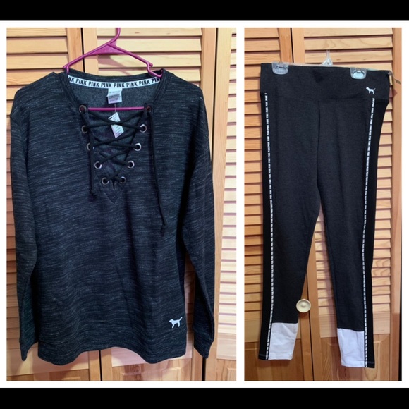 PINK Victoria's Secret Sweaters - Victoria secret pink set xs/s